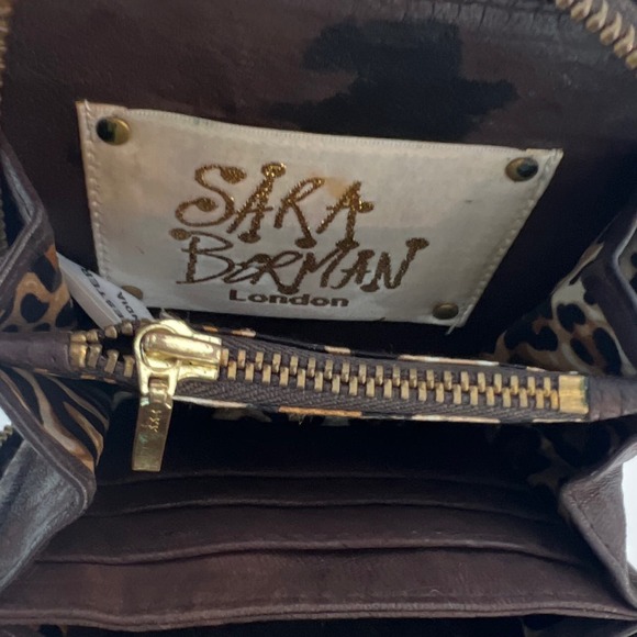 Sale!!! SARA BERMAN Sheep leather wallet  4” 1/2 x 4” 1/2 - Picture 8 of 13